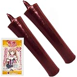 トイズラブ 低温 ロウソク (血色×2) 特大 プロ仕様 初心者でも安心 熱くない 国産 お仕置き SMグッズ ローション ときめきset