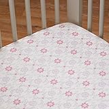 Living Textiles Violet Fitted Sheet by Living Textiles