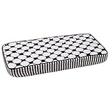 Bacati - Dots/pin Stripes Black Large Dots Changing Pad Cover by Bacati [並行輸入品]
