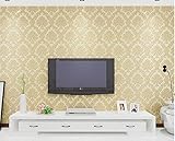 Ayzr リビングルームの壁紙は、欧州の不織布壁紙テレビ、ベッドルームの他に黄色の