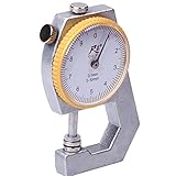GAOHOU 0-10mm測定工具 レザー厚さ計 レザーテスター レザークラフト測定ツール