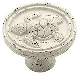 Liberty PBF656C-254-C 35-mm Seaside Cottage Turtle Kitchen Cabinet Hardware Knob, Vintage Antique Wh