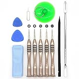 Repair Tool Kit, E-Durable Pentaloble Phillips Flat Screwdriver Set, Screw Bit Driver (12 Pcs Set) [