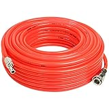 E-Value  ウレタンエアーホース 30m クリアレッド EUH-30R