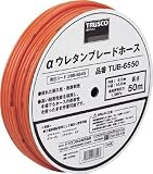 [2985853]ＴＲＵＳＣＯ　αウレタンブレードホース　６．５Ｘ１０ｍｍ　１００ｍ　ドラム巻 TUB65100