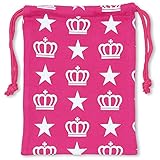 ベビードール 王冠ロゴキンチャク キッズ ベビー Sサイズ 総柄ピンク