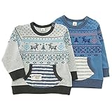 【アウトレット】 La Chiave トレーナー(80～130cm) キムラタンの子供服 ブルー 80 ( 53352x53552-144 )