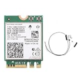 3000Mbps WiFi 6 Intel AX210 Bluetooth 5.3 M.2キーEカードIPEX4アンテナ、ワイヤレスAX210NGWデュアルバンド2.4Ghz / 5Ghz / 6Ghz 802.11ac / ax WiFiネットワークアダプター、ラップトップデスクトップPC用のWindows 10Linuxをサポート