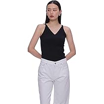 Amazon | OUR WACOAL(アワワコール) カップ付きコットンリブタンク