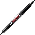 三菱鉛筆 水性ペン プロッキーツイン 極細 PM120T.24 黒 10本