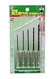 大西工業 6角軸鉄工用ドリル(NO.20) 5P-Bセット 5本組(2.3/2.8/3.2/3.8/4.2mm) (金属・金工)