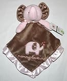 Carter's Pink Brown Elephant Mommy Love Me Security Blanket by Carter's