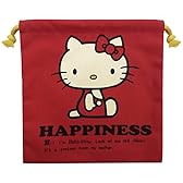 ハローキティ 巾着 レッド HKKN600