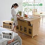 対面カウンター 120cm幅 FLL-0007-NA ナチュラル