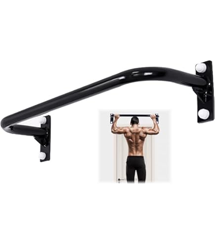 Amazon.co.jp: Pull Up Bar 懸垂バー ドア 黒のプルアップバー壁に