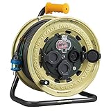 ハタヤ(HATAYA) サンタイガーレインボーリール 屋外用 漏電遮断器付 接地付 3.5平方mm極太電線仕様 30m BX-331K