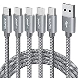 USB Type C ケーブル【1m 5本】CLEEFUN タイプc ケーブル