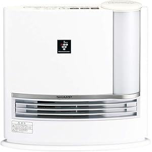 シャープ プラズマクラスター塔載 加湿セラミックファンヒーター ホワイト HX-J120-W 6 畳