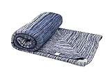 Snoozebaby Crib Blanket Single Layer (Indigo Blue) by Snooze Baby