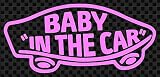 ステッカータウン VANS風 BABY IN THE CAR ベビーインカー A ピンク
