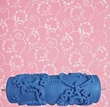 ローラー　ローラーレギュラー替筒　15cm　ペイントローラー  花柄絵画　壁装飾 　DIY　ブルー