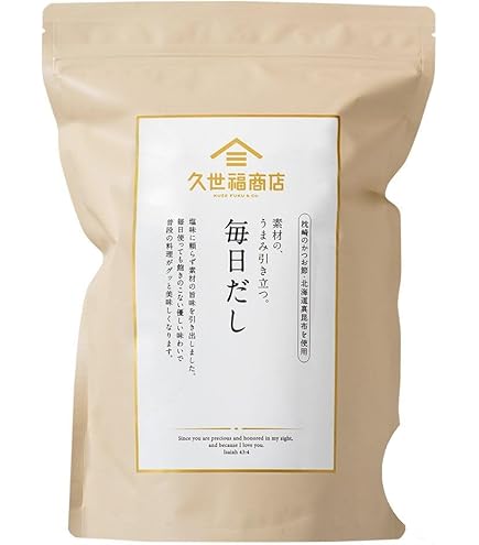 Amazon.co.jp: 【久世福商店】久世福 風味豊かな 万能だし 400g 8g x