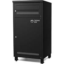 Amazon.co.jp: PYKES PEAK 宅配ボックス ポスト一体型 ポスト付き 大 