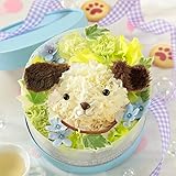 BunBunBee ペットフラワー♪アレンジ「わんこと季節の花」ブルーの小箱