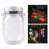 Itian ソーラーライト 飾り用ライト クリスマスライト ガラスボトル型 防水 色が自動変更 庭園灯 夜間自動点灯 光センサー 配線不要 どこにでも簡単設置