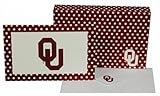 NCAA Oklahoma Sooners水玉デザインStationary注意カードセット