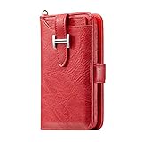 Sasairy Samsungケース PUレザー 手帳型 カード収納 Samsung S8 カバー 取り外し可能 マグネット 分離式 耐衝撃 大容量 Samsung S8 ケース スキミング防止 横開