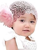 YideaHome ヘッドバンド ヘアバンド ターバン ベビー 髪飾り イヤーマフ風 フラワー かわいい 子供服 出産祝い