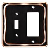 Franklin真鍮144417 Tenley単一スイッチ/ Decorator壁スイッチプレート/プレート/カバー