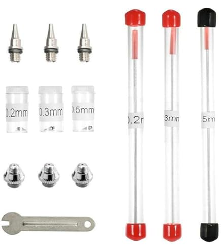 Amazon.co.jp: エアブラシデュアルアクションガンFengdaキット