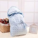 【YW】赤ちゃんの寝袋冬の季節赤ちゃんが寝ている保温寝袋パジャマ人気寝袋ファッション寝袋 (靑い)