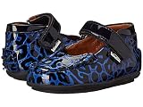 [ヴェティ] Venettini Kids ガールズ 55-Rachel (Infant/Toddler) ベビーシューズ Navy Flower Patent/Navy Patent 23 (US 