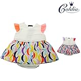 【子供服】 Caldia (カルディア) レースそよ風柄スカートオール 70cm，80cm A36711