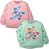 (ピンク/90cm)ベビー服 女の子 トレーナー 長袖 CUTE PARADISE キュートパラダイス 変形裾 裏起毛 ロゴプリント 女児 ベビー