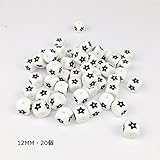 Mamimami Home 12MM 立方体 シリコーンビーズ 安全 歯固め カミカミ チュアブル DIY ビーズ　噛がため　ブレスレット 授乳用ペンダント おしゃぶりチェーン 赤ちゃん贈り物 中空星