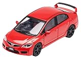 DIECASTTEAM 1/64 ホンダ シビック Type-R FD2 RHD レッド 完成品