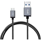 LOE(ロエ) usb type c ケーブル (2m ブラック) USB-C to USB-A 3.0 / USB-IF 規格準拠 iPad Pro 11 Galaxy S9 android 各種、充電ケーブル