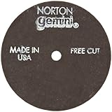 Norton Gemini Flexible Blending Depressed Center Abrasive Wheel, Type 27, Aluminium Oxide, 7/8 Arbor