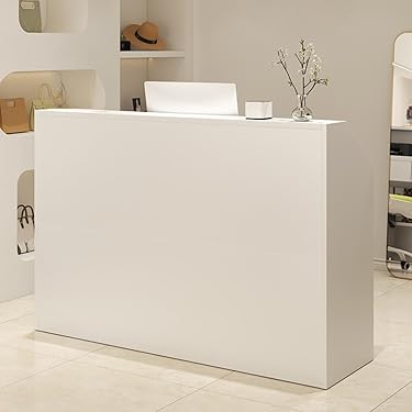 【超美品・海外製】定価20万円サロン受付カウンター 収納付き モダンデザイン Amazon.co.jp: 受付カウンター受付台収納 引出付きレジ