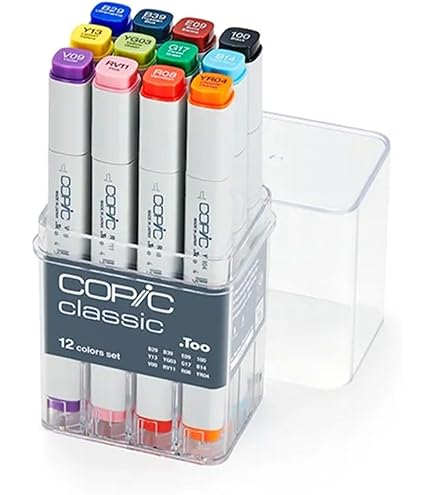 Amazon | Copic Sketch アルコールマーカー 12本セット クール