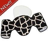 【（セパレートタイプ）ジラフブラック】中板が取りはずせてお洗濯らくらく☆首かっくんにならない頭あて　ヘッドサポート☆エルゴ・コラン他社抱っこひもにも！