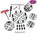 2.75"/ 70MM 4-Jaws Wood Lathe Self-center Chuck Set