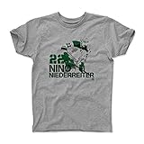 500レベルのニノNiederreiterユース&キッズTシャツ – Minnesota HockeyファンギアNHLの公式ライセンス選手Association – ニノNiederreiterペイン