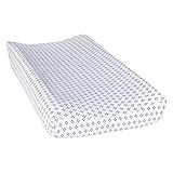 Trend Lab Diamond Changing Pad Cover Navy/White [並行輸入品]