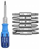 Lutz 15-in-1 Ratchet Screwdriver Blue [並行輸入品]