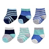 Carter's ベビー用靴下 男の子 6足セット カラー: ブルー
